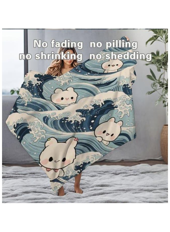 عام بطانية رقيقة من الفانيلا (دافئة ومريحة، ومناسبة للنوم واستخدام الألعاب وإزالة الغبار ومقاومة للرمل) 150 سم * 200 سم - 506 - Image 3