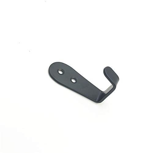 Flyisland Wall Hooks 8 Pcs, Coat Hooks Garage Hook Wall Mounted Hat Hangger Hooks Robe Hook Single Coat Hanger Heavy Duty (8 Pack, Black) - Image 4