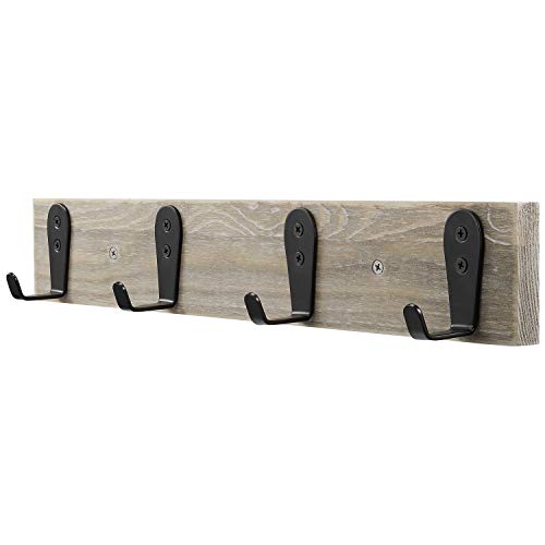 Flyisland Wall Hooks 8 Pcs, Coat Hooks Garage Hook Wall Mounted Hat Hangger Hooks Robe Hook Single Coat Hanger Heavy Duty (8 Pack, Black) - Image 5