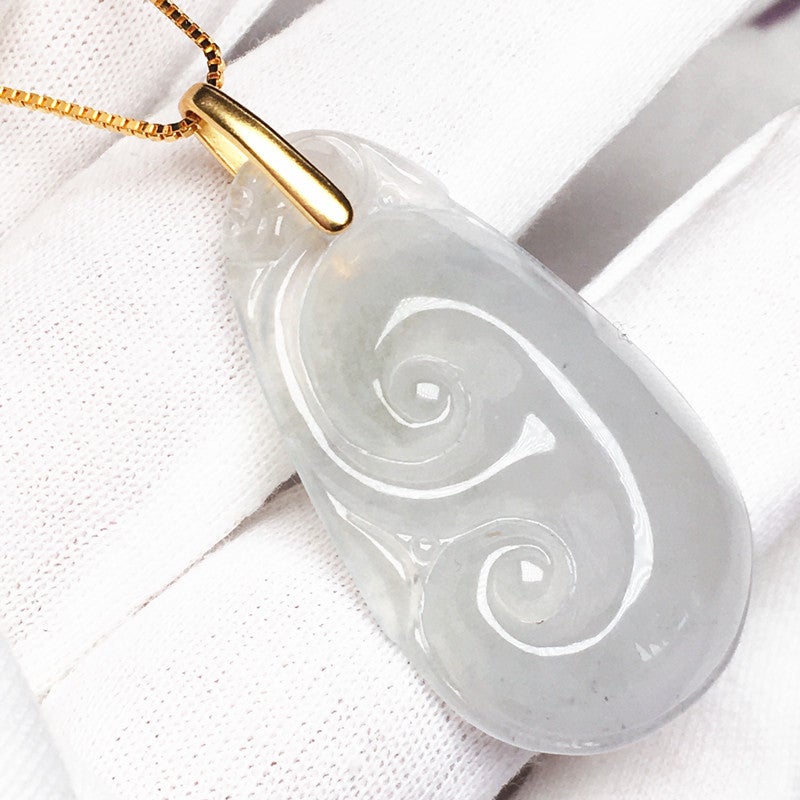 Small Ping An Buckle Pendant Buckle Head S925 Sterling Silver Clip Thickened Beeswax Buckle Universal Silver Buckle Head Simple Pendant Buckle - Image 4