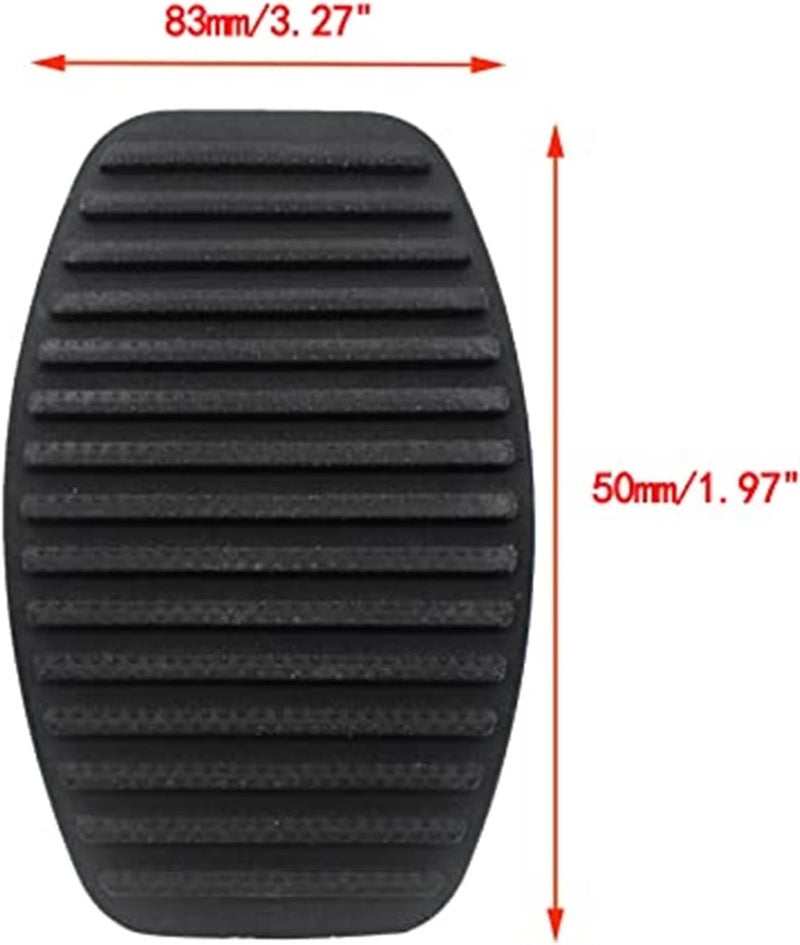 DEMULAX Brake Clutch Pedal Pad Covers - 2 Pcs - Image 5