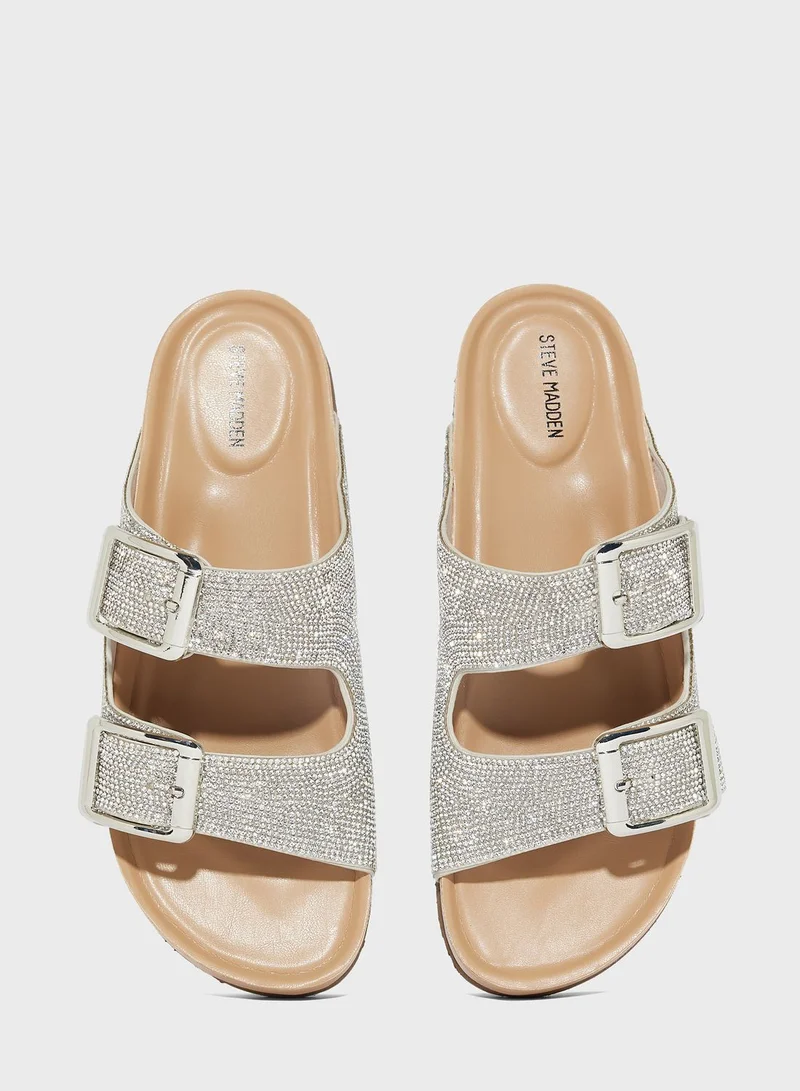STEVE MADDEN Multi Strap Flat Sandals