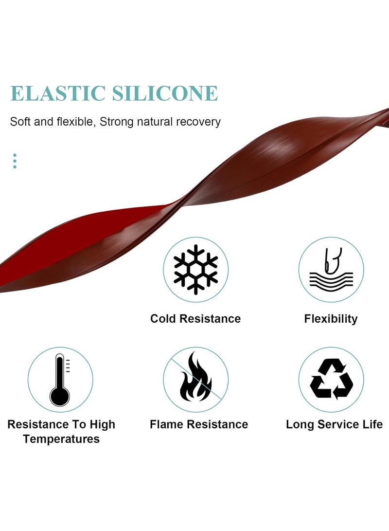 Xkimos 2 Pack Door Draft Strips, Door Underdraft Strips, Soundproof Door Draft Strips, New House Home Decoration (1m Brown) - Image 5