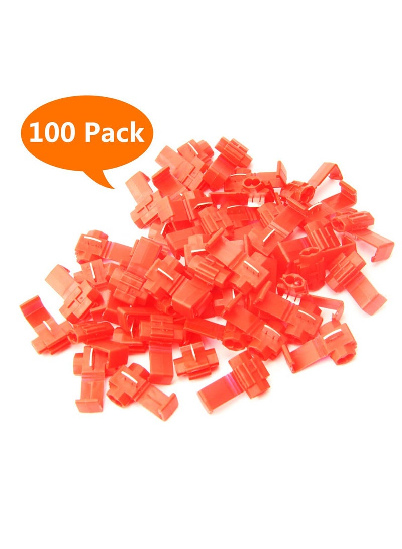 Zikra Splice Wire Connectors of Solderless Quick and Household Tools Durable, 100 PCS Red 22 Through 18 Gauge,100 PCS Blue 16 Through 14 Gauge,100 PCS Yellow 12 Through 10 Gauge (300 PCS) - Image 2