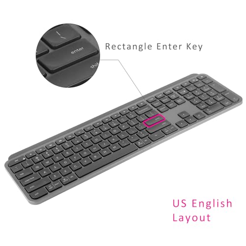 Digi-Tatoo Keyboard Cover for Logitech MX Keys S/MX Keys/Craft Keyboard (US Layout) - Ultra Thin, High Transparency Keyboard Cover Keyboard Protector Skin - Image 2