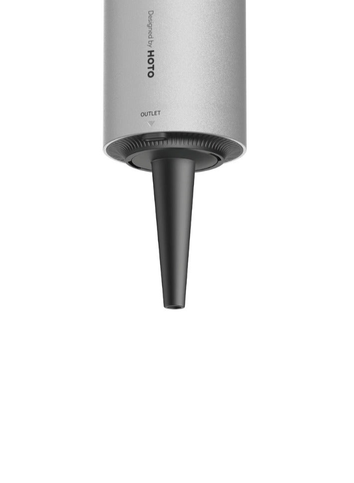 HOTO Portable Handheld Vacuum Cleaner – HOTO Multi-Function 4-in-1 Cordless Vacuum & Air Blower, 15000Pa Suction, USB Rechargeable Mini Cleaner for Home, Car, Electronics – Model QWCXA001 Grey - Image 2