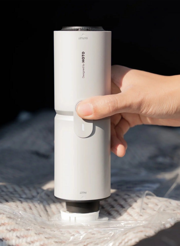 HOTO Portable Handheld Vacuum Cleaner – HOTO Multi-Function 4-in-1 Cordless Vacuum & Air Blower, 15000Pa Suction, USB Rechargeable Mini Cleaner for Home, Car, Electronics – Model QWCXA001 Grey - Image 5