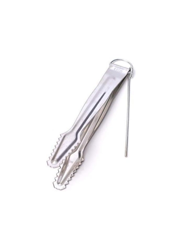 GO2CAMPS GO2CAMPS Stainless Steel Charcoal Tong, Large, Blue 