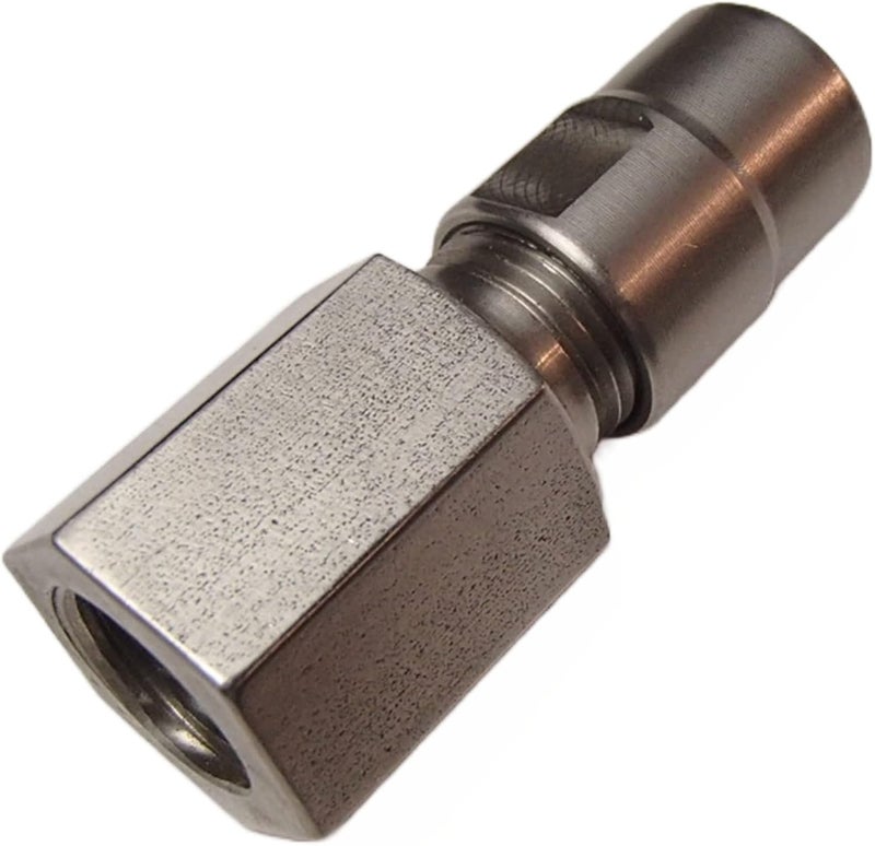 DRILAX Flapper Adapter 5/8 -11 Thread 1/4" Collet Angle Grinders Into Die Grinders for Carbide Burrs Flapper Wheels Made in USA Compatible with Dewalt - Image 1