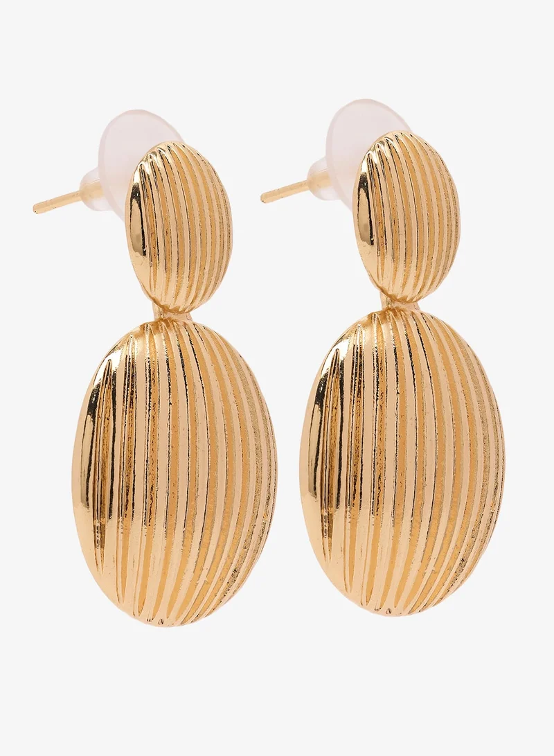 Ginger 2PK Chunky Silver Statement Earrings