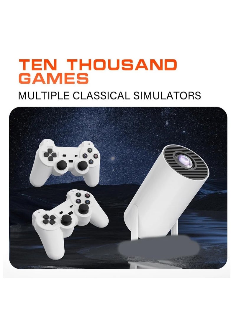 ELTRAZONE Mini Projector with Controller: 1080P Resolution, 64GB Storage, and WiFi 6 Support  - Image 4