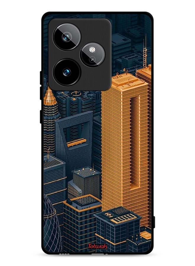 Tolwak Realme GT 7T 5G Protective Case Cover Buildings Art