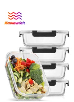 HOPHOP 1,2 & 3 Compartment Glass Meal Prep Containers  - Image 1