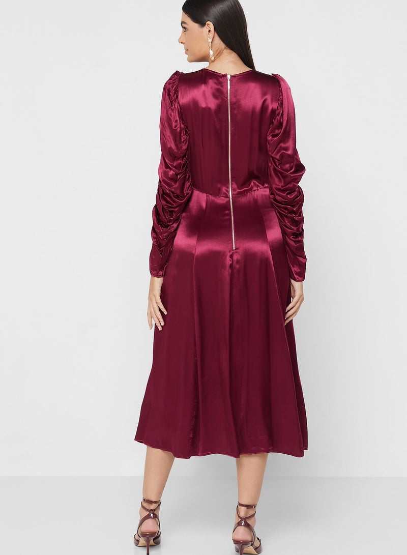 Closet London Plunge Neck Dress - Image 2