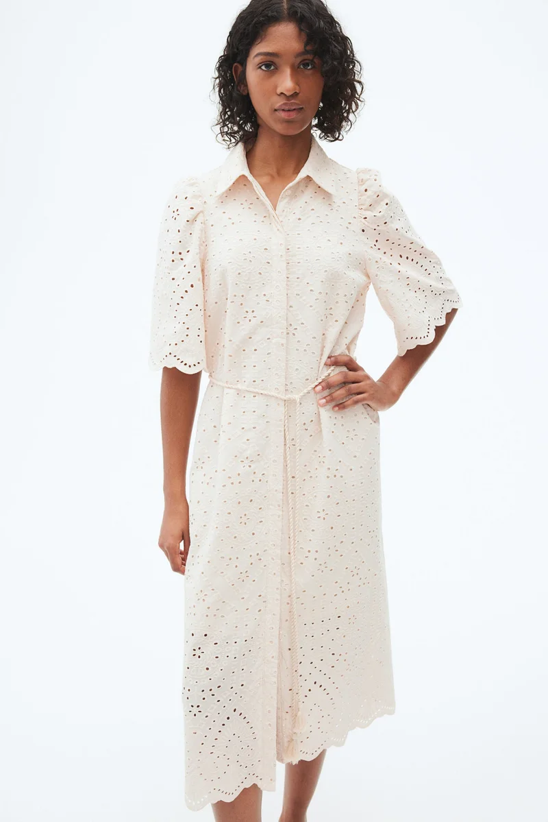 H&M Broderie anglaise shirt dress