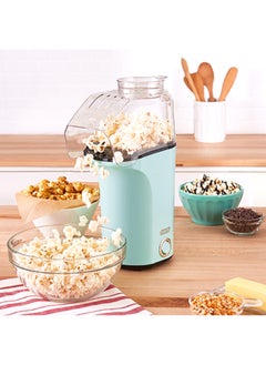 Dash Dash Hot Air Popcorn Popper Maker With Measuring Cup Aqua 
