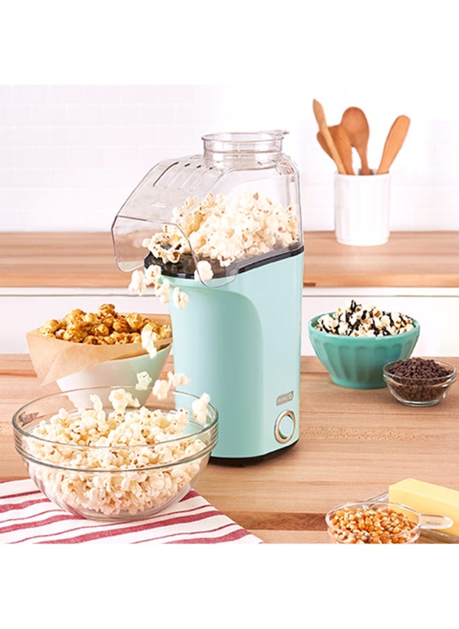 Dash Dash Hot Air Popcorn Popper Maker With Measuring Cup Aqua 