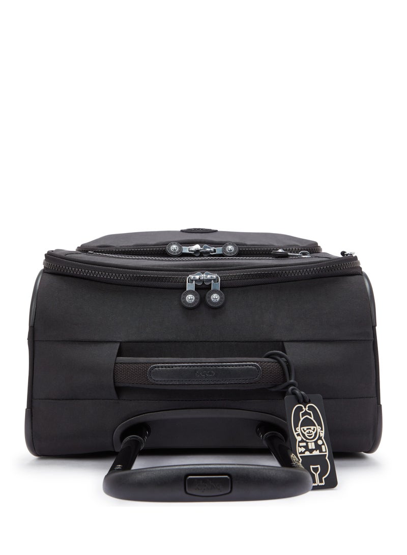 kipling New Youri Spin Small  Wheeled Travel Case with Extendable Trolley Handle 58cm/22inches, 2.55kg, 33L, Black Noir - Image 4