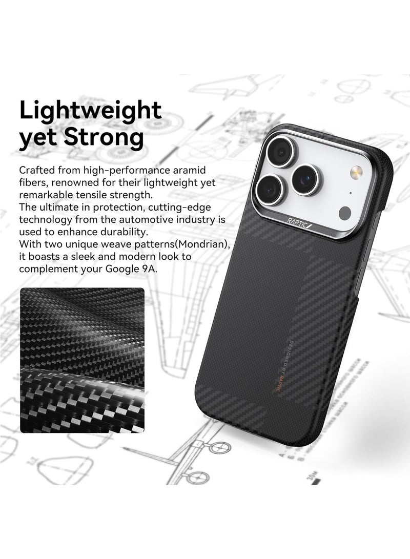 RAPTIC Aramid Geotik for iPhone 17 Pro MAX Case [MagSafe] Ultra Slim 1500D Aramid Fiber cover - Mondrian - Image 4