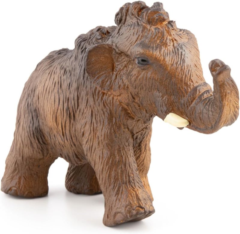 Papo Young Mammoth Figure - Realistic Brown Toy for Imaginative Play - Image 4