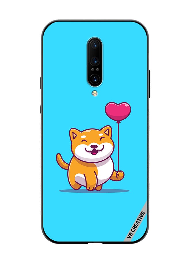 VR CREATIVE Protective Case Cover For OnePlus 7 Pro Cute Dog Design Multicolour - Image 1