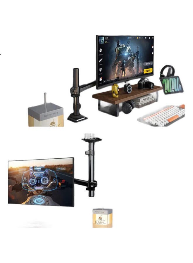 Luckpro Monitor Stand, Inverted Monitor Arm, Computer Desk Stand, Mechanical Arm For Computer, Dormitory-Specific Inverted Stand, Screen Lifting Stand - Image 2