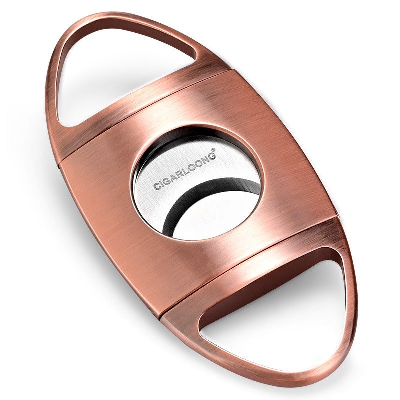 CIGARLOONG Cigar Scissors Metal Stainless Steel Sharp Smooth Thickened Portable Cigar Cutter