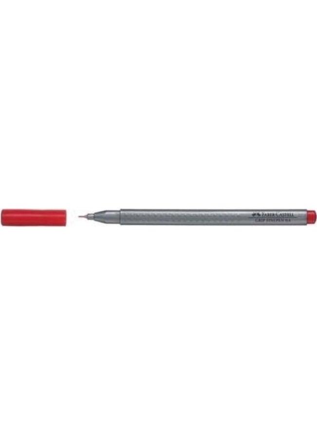 FABER-CASTELL - Grip Finepen 0.4Mm Red 151621 - Image 1