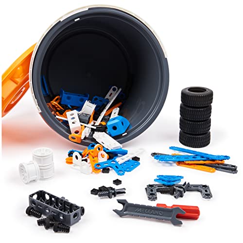MECCANO Junior, 150 pcs Bucket STEAM Model Building Kit for Open-Ended Play - Image 2