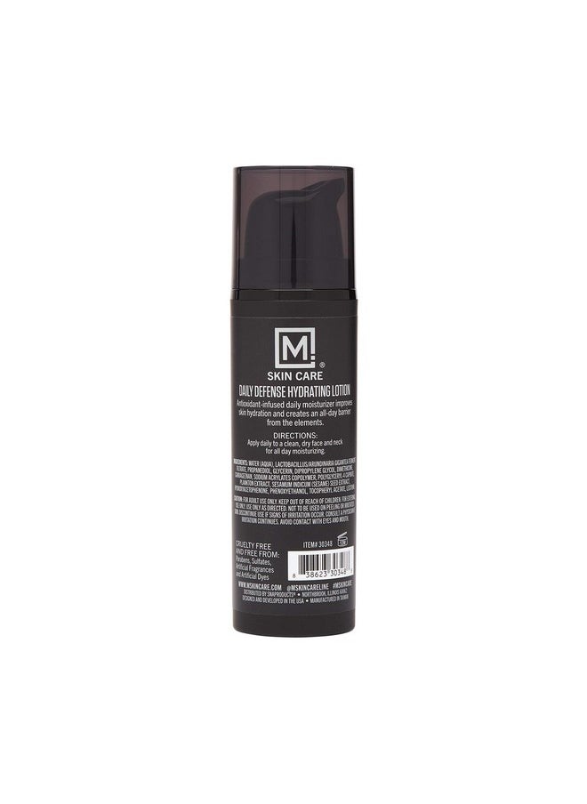 M. Skin Care Men'S Daily Defense Hydrating Lotion Lightweight Moisturizer Cruelty And Paraben Free  - Image 2