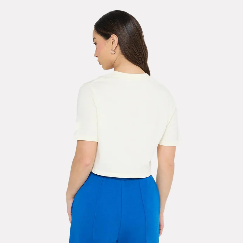 ريبوك Iris 2 Crew Neck Cropped T-Shirt