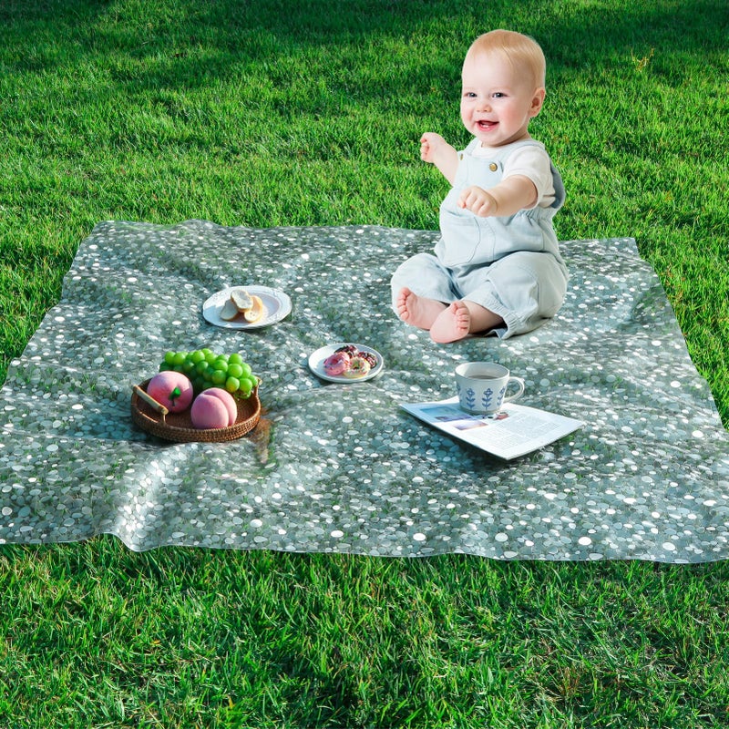 MatLeya Plastic Splat Mat for Baby, Easy Cleaning Vinyl Floor Mat for Eating Messes, Waterproof High Chair Floor Protector Feeding Cover by MatLeya - Image 5