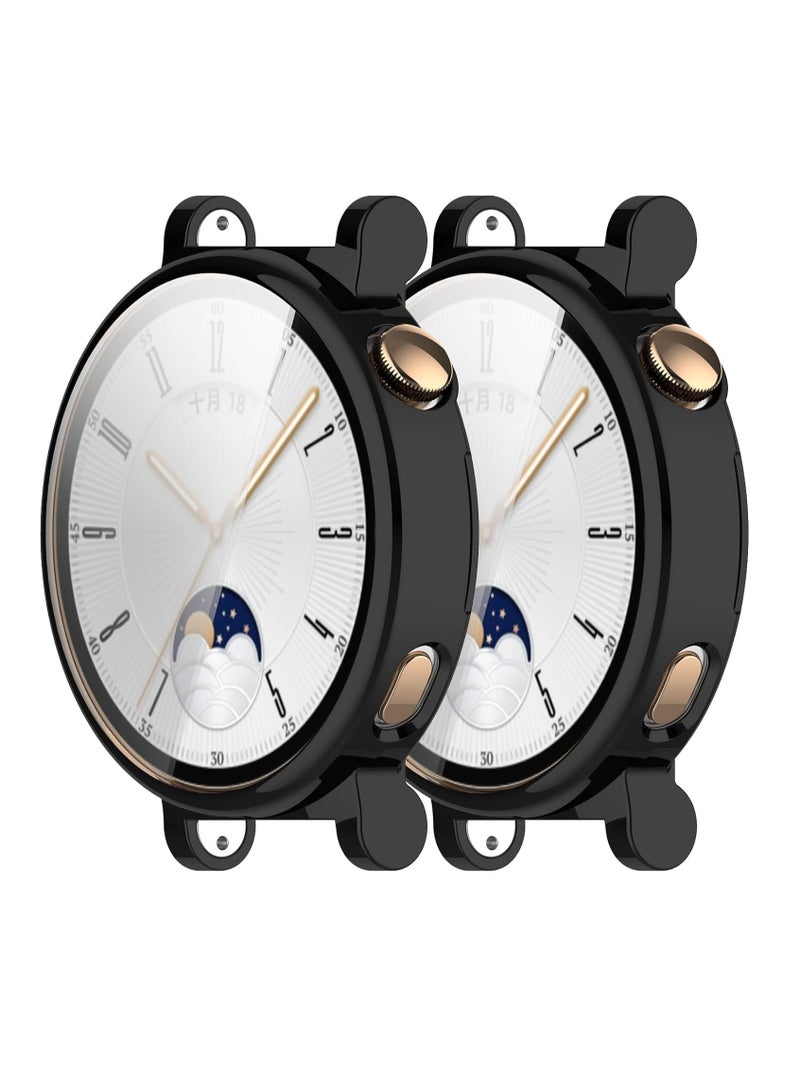 Case Compatible with Huawei Watch GT4 41MM Case All-Around Screen Protector Watch Soft TPU Shockproof Cover Slim Guard Thin Bumper Shell Protector - Image 2