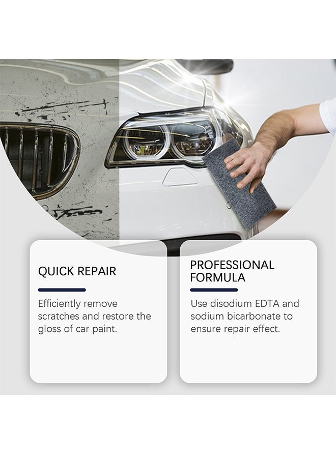 Homonth Scratch Remover, Nano Sparkle Cloth Car Polish Scratches Remover,6PCS Multi-Purpose Nano Magic Cloth Easy to Repair Small Scratched Water Spots Scratch Car Remover for All Car - Image 2