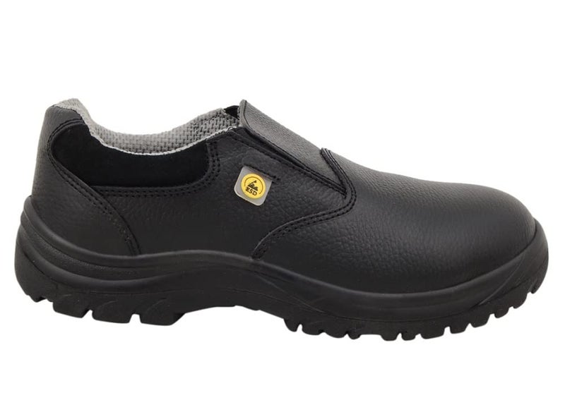 NEOSAFE Mens Edge A7049_8 ESD Slip-On Safety Shoes with Fibre Toe Size 8,Black - Image 3