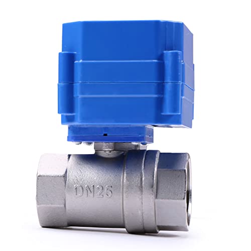U.S. Solid 1" Motorized Ball Valve 85-265V AC Stainless Steel Electrical Ball Valve, 2 Wire Auto Return Setup Normally Closed - Image 2