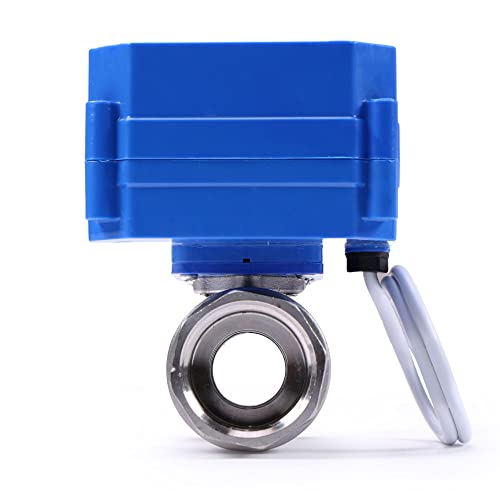 U.S. Solid 1" Motorized Ball Valve 85-265V AC Stainless Steel Electrical Ball Valve, 2 Wire Auto Return Setup Normally Closed - Image 3