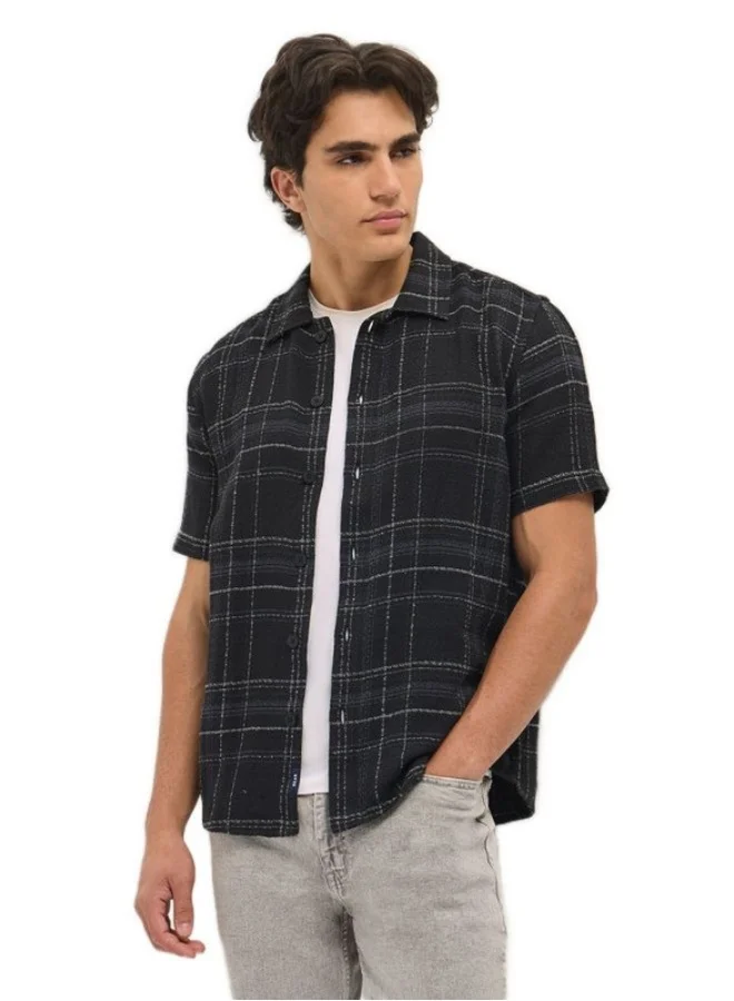 THE BEAR HOUSE Men's Shirt for Casual and Formal Wear | Classic Button-Down Style for Office, Daily Use, Travel, Events & All-Season Outfits | Versatile & Stylish Wardrobe Essential for Every Occasion