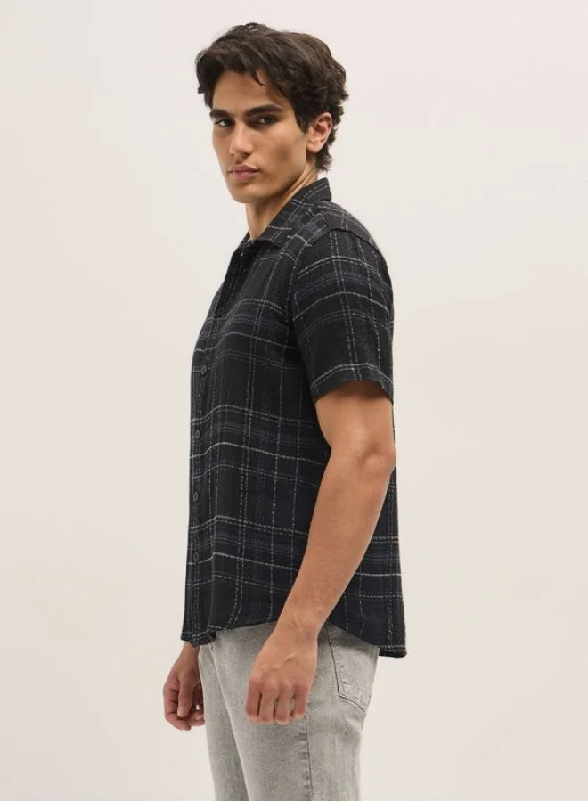 THE BEAR HOUSE Men's Shirt for Casual and Formal Wear | Classic Button-Down Style for Office, Daily Use, Travel, Events & All-Season Outfits | Versatile & Stylish Wardrobe Essential for Every Occasion