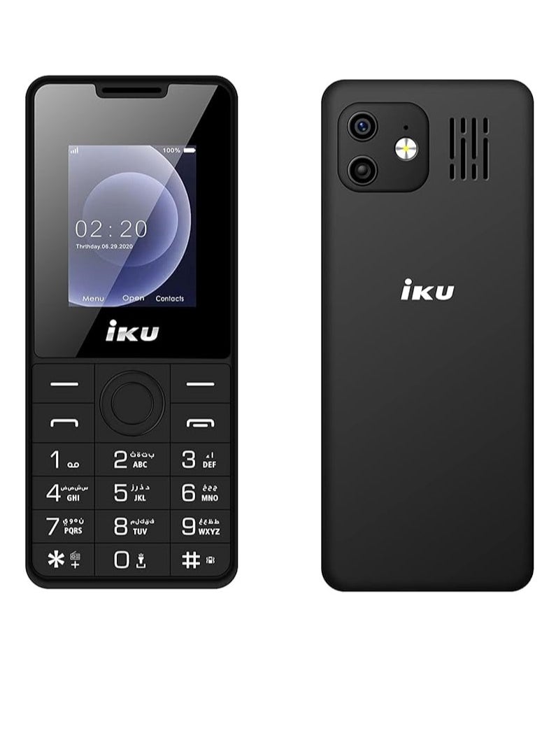 IKU - S3 Dual SIM, 1.8 Inches Display, 32MB/32MB – Black - Image 1