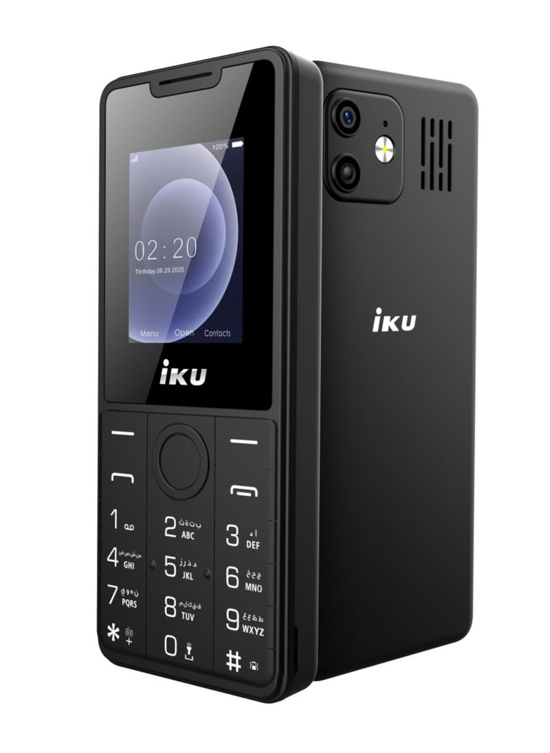IKU - S3 Dual SIM, 1.8 Inches Display, 32MB/32MB – Black - Image 1