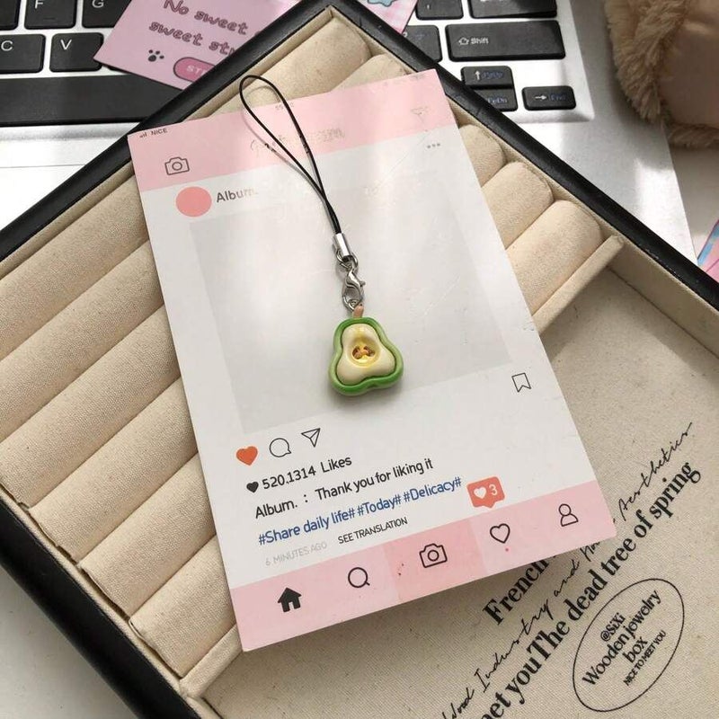 Resin Fruit Shaped Phone Lanyard Watermelon Style Gift For Friends - Image 3