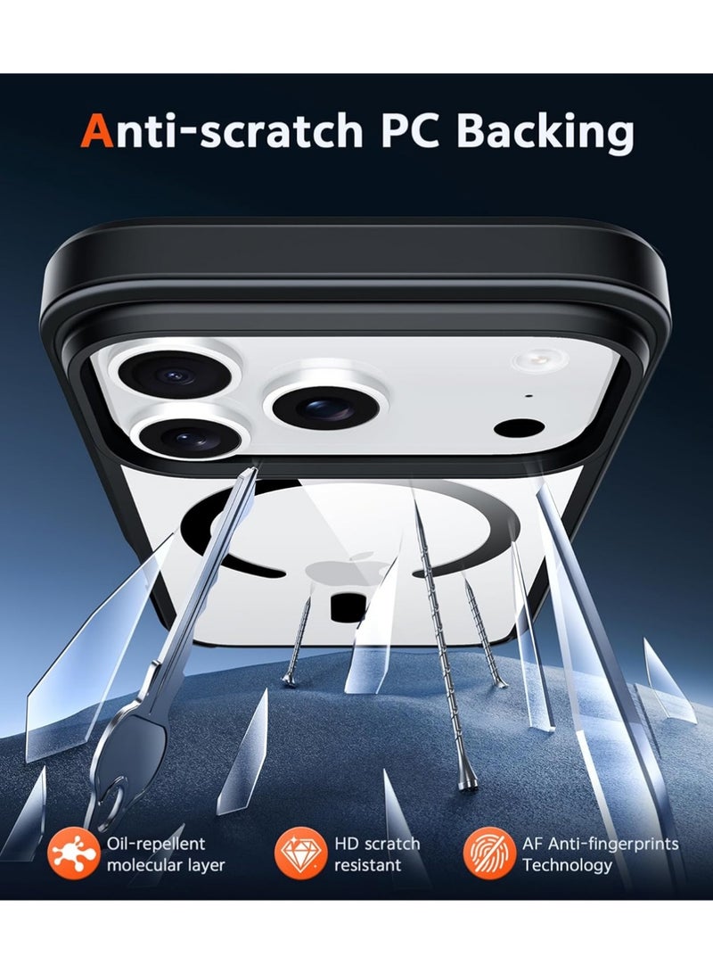 إكس ليفيل لآيفون 17 برو غطاء الحالة، واضحة المغناطيسية قضايا الهاتف الشفاف مع حامي الشاشة نحيف درجة حماية الانخفاض قوية مقاومة للصدمات حماية غطاء الهاتف الخلوي - Image 5