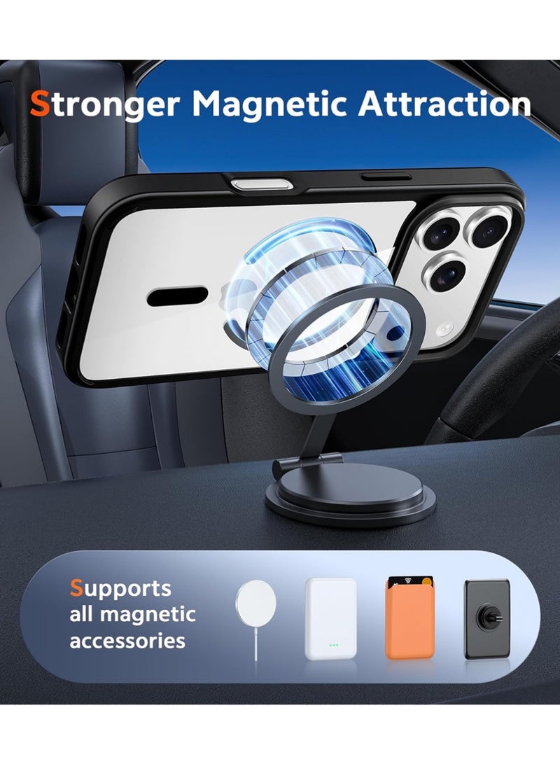 إكس ليفيل لآيفون 17 برو غطاء الحالة، واضحة المغناطيسية قضايا الهاتف الشفاف مع حامي الشاشة نحيف درجة حماية الانخفاض قوية مقاومة للصدمات حماية غطاء الهاتف الخلوي - Image 4