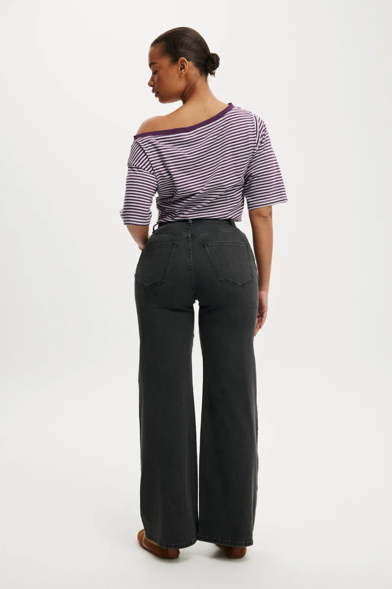 Cotton On CURVY STRETCH WIDE JEAN