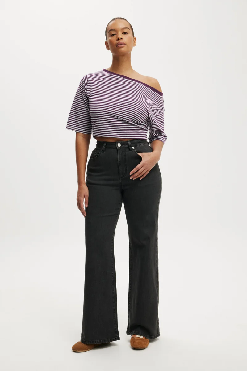 Cotton On CURVY STRETCH WIDE JEAN