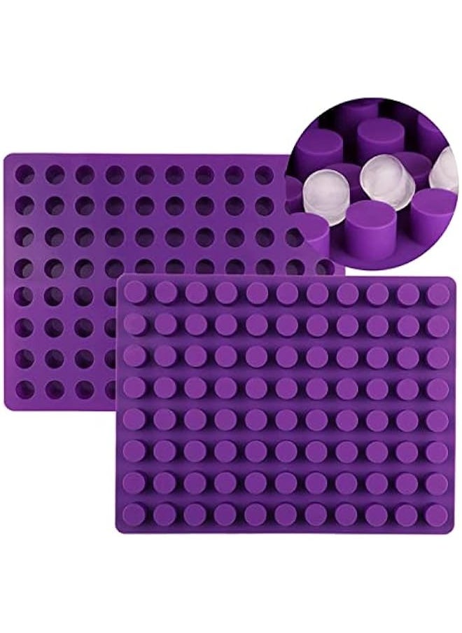 Cylindrical Silicone Mold for Cheese Cakes, Handmade Soap, Baking, Chocolate, Truffle, Jelly, Candy - 88 Cavities