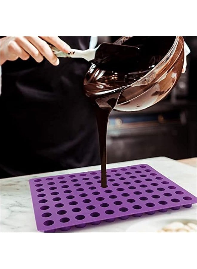 Cylindrical Silicone Mold for Cheese Cakes, Handmade Soap, Baking, Chocolate, Truffle, Jelly, Candy - 88 Cavities