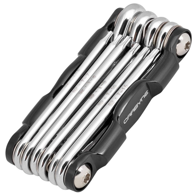 Carbyne 10-Piece Folding Tamper Proof Star (Torx) Wrench Set, Includes T-6 to T-30. Heat Treated S2 Steel - Image 4
