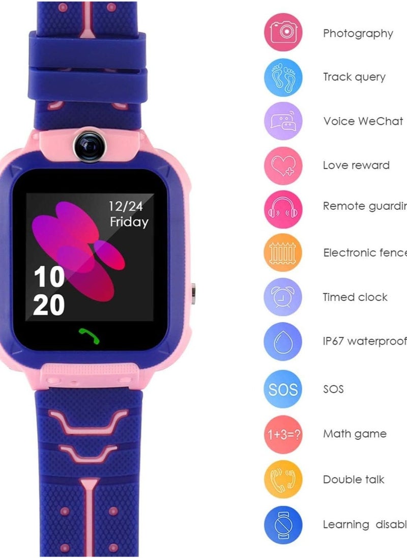 ELTRAZONE Kids Smartwatch Waterproof Touch Screen with SOS Games Camera - Image 1